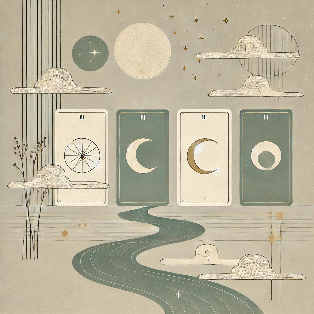 self awareness spread (four card - body/heart/mind/spirit)